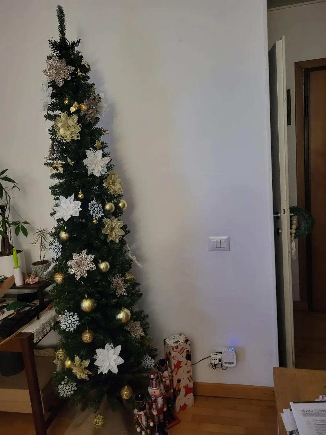 Giodicart Peak Tree 180 cm albero Natale slim artificiale 392 rami