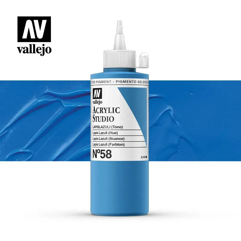 Vallejo Acrylic Studio 58 colore acrilico coprente 200 ml