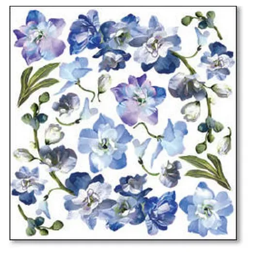 Deco Foam Blue Flower foglio gelatina sospeso