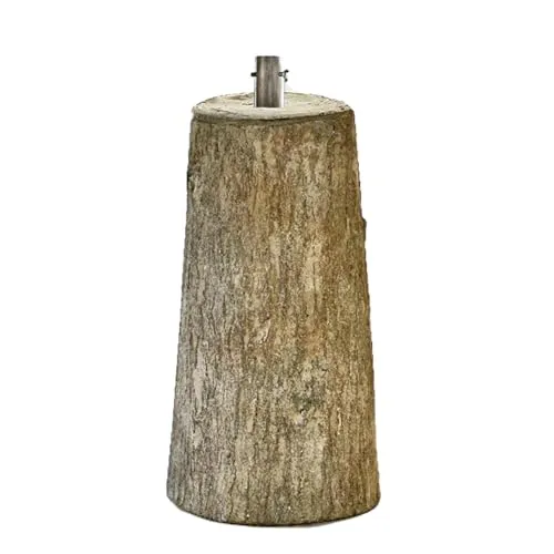 Giodicart Base Tronco albero di Natale in resina effetto legno