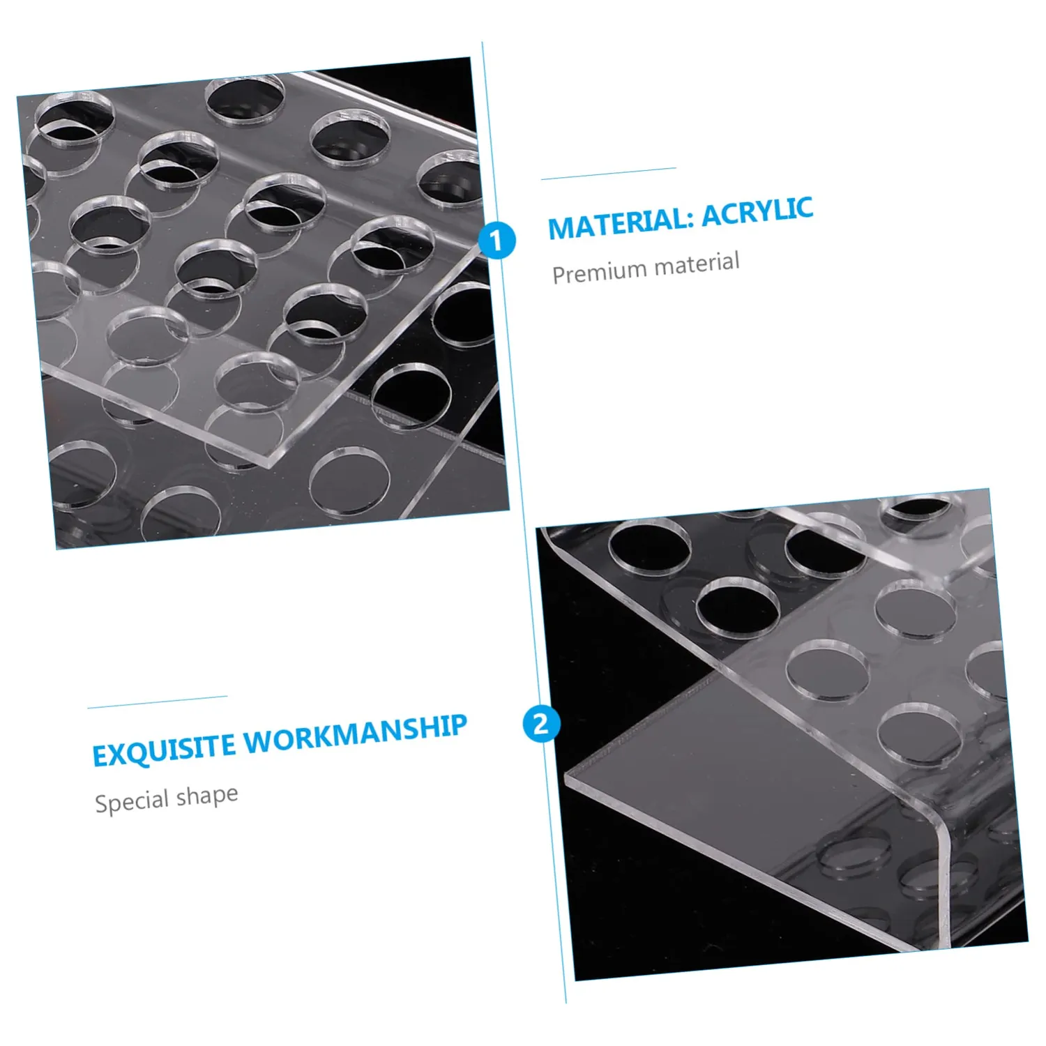 Angoily organizer trasparente portapenne scrivania acrilico
