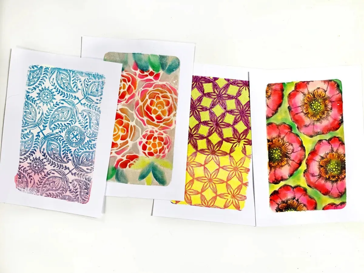Gelli Arts Perfect Borders piastra gel 10x15 cm + tool bordi perfetti