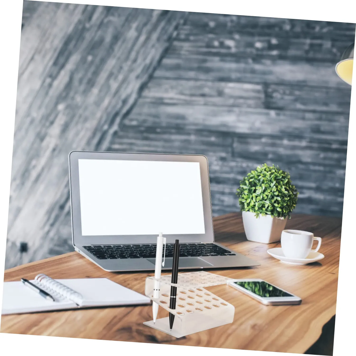 Angoily organizer trasparente portapenne scrivania acrilico