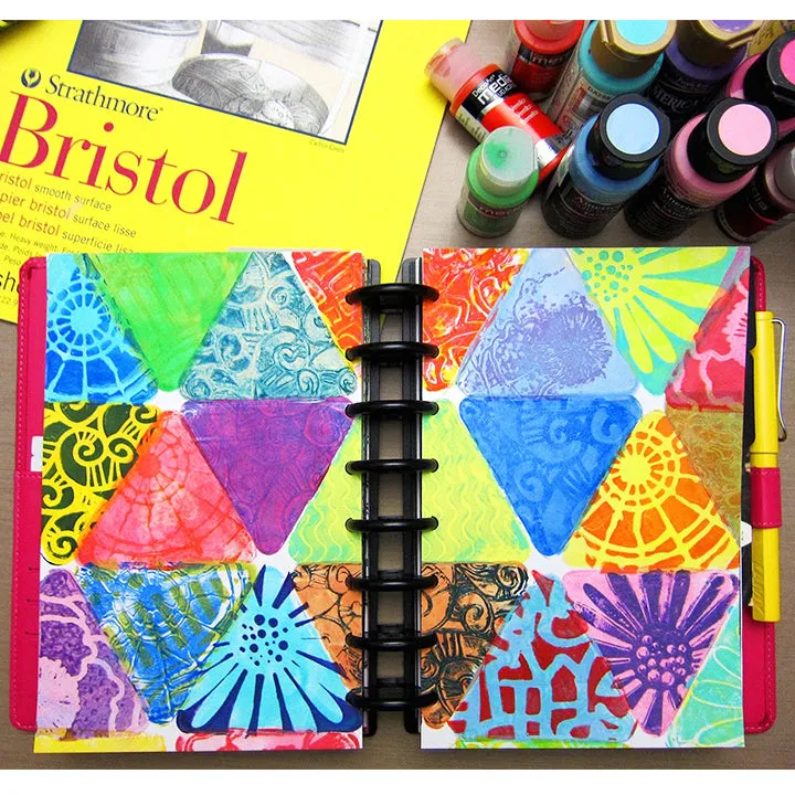 Gelli Arts Minis piastra gel set 3 pezzi 7,6 cm forme