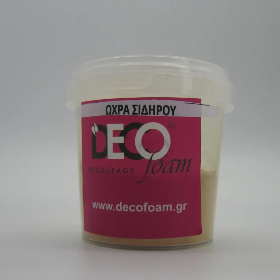 Deco Foam ocra ferro polvere per icone 50 gr naturale