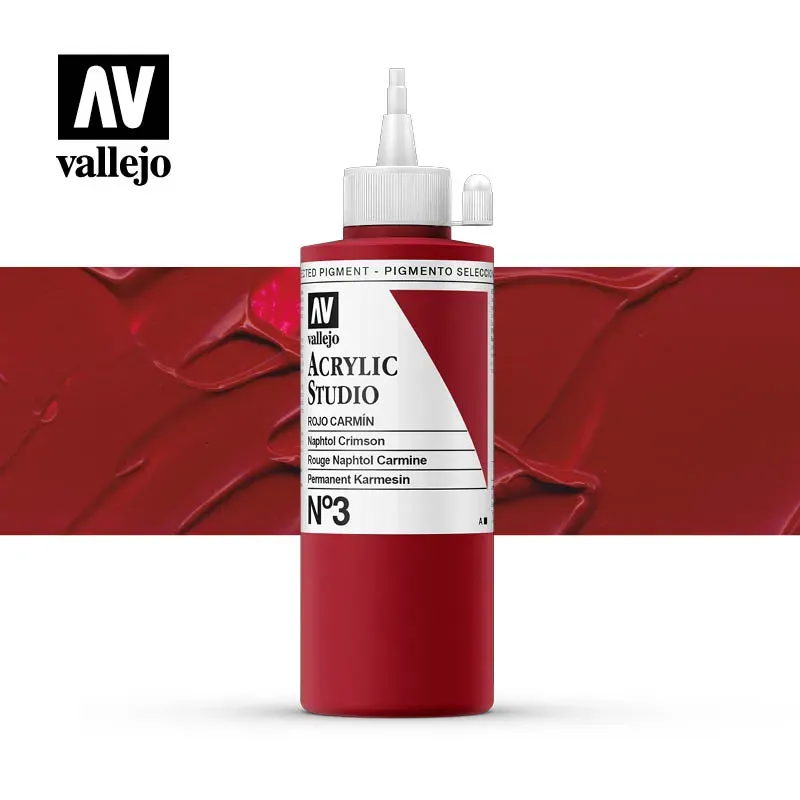 Vallejo Acrylic Studio N.3 colore acrilico 200ml
