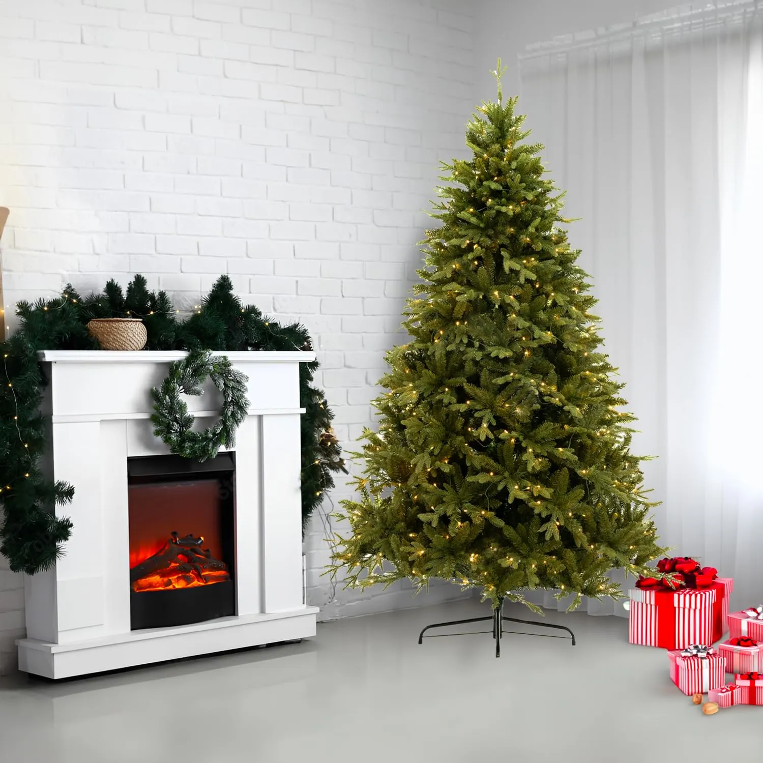 Giodicart Covent Garden albero Natale 240 cm 460 microLed