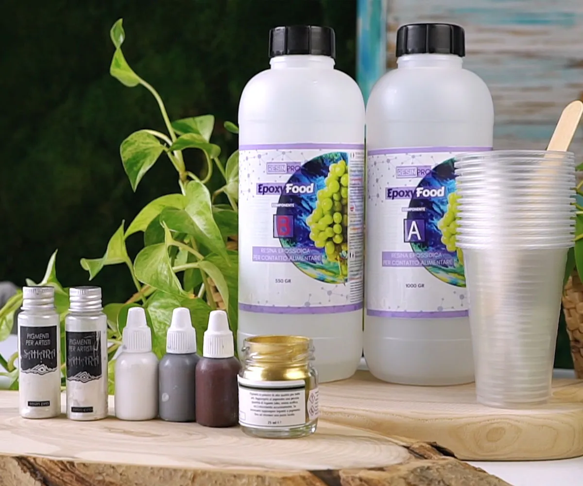 Naturesin EpoxyFood resina epossidica alimentare trasparente lucida