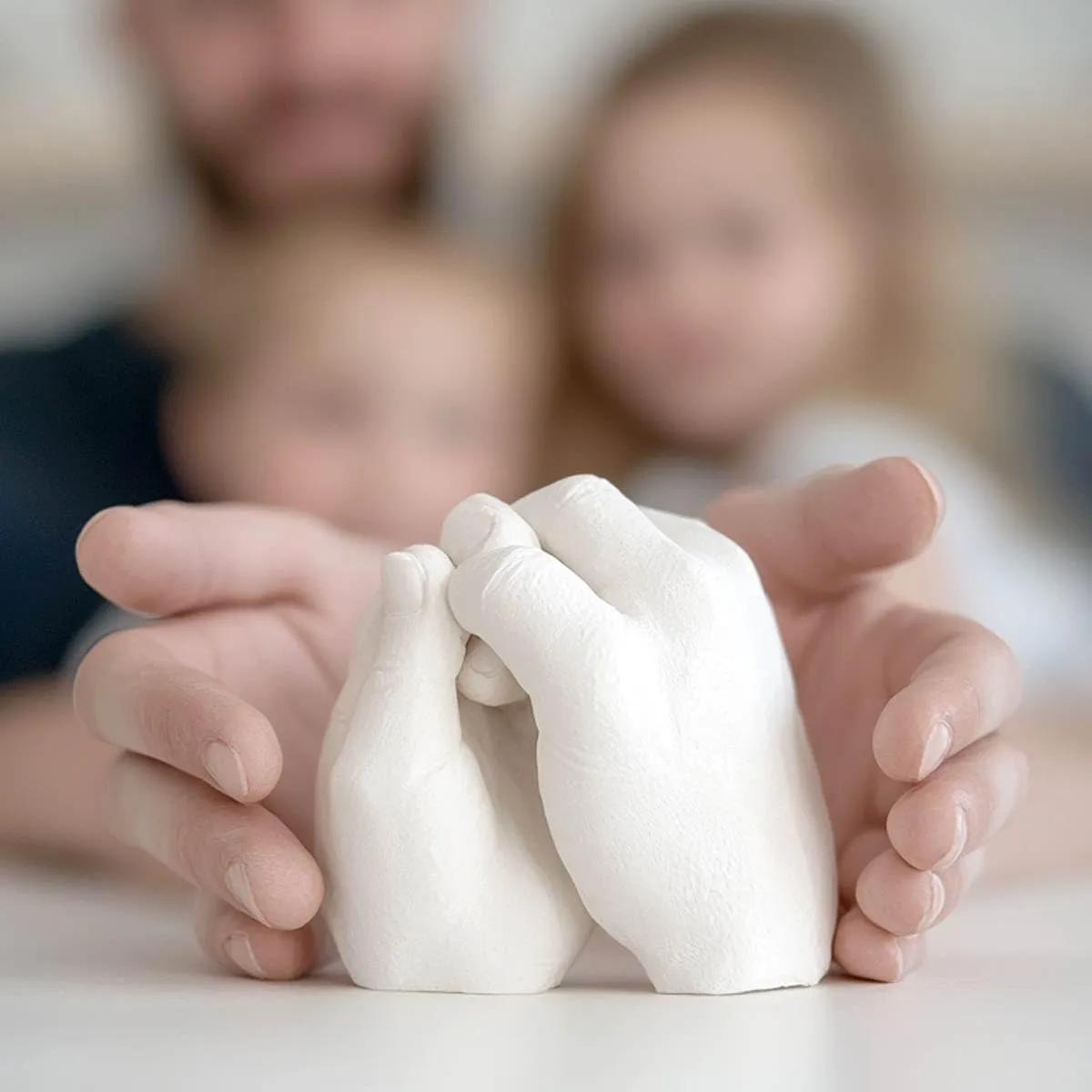 Reschimica Love Cast Kit Calco Mani Coppia Famiglia Alginato Gesso