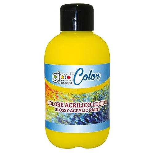 Giodicart Giodicolor tempera acrilica 500 ml giallo brillante