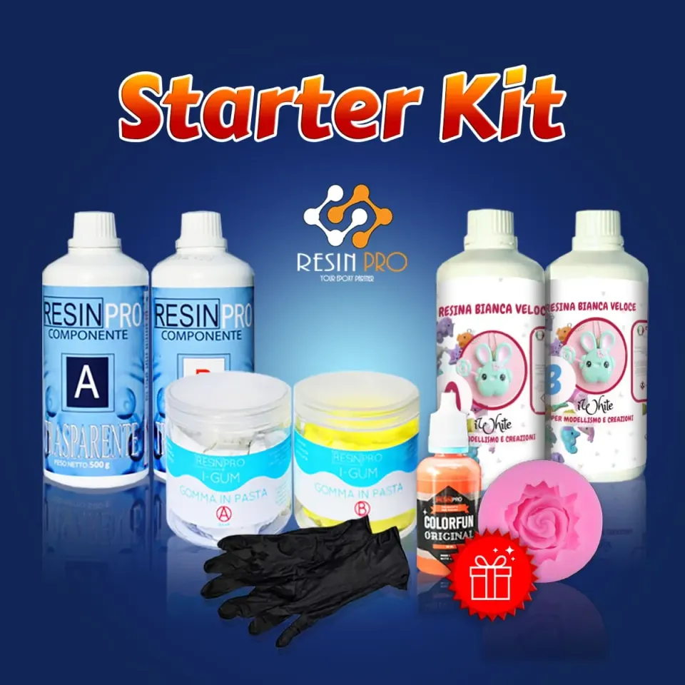 Naturesin Starter Kit resina e gomma pasta 2300 gr completo