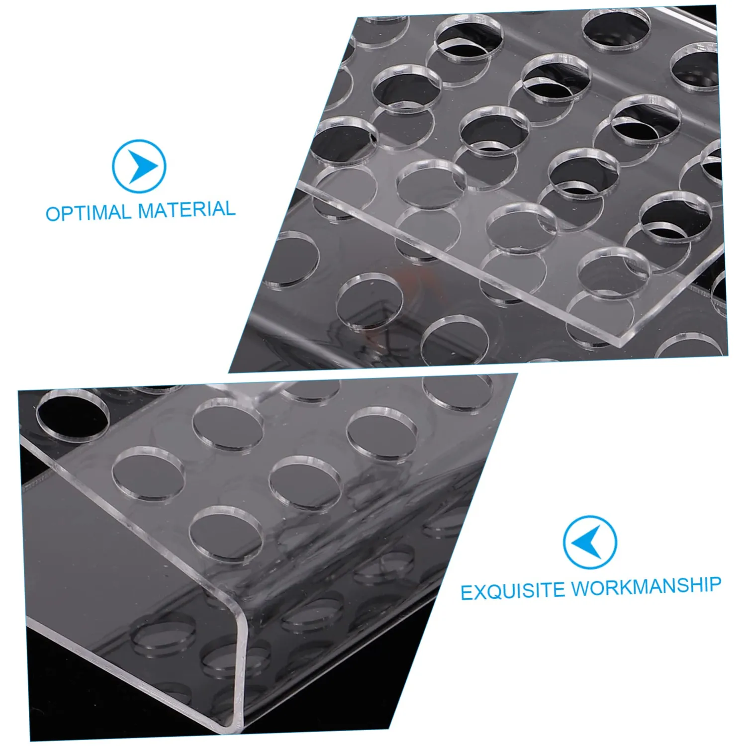 Angoily organizer trasparente portapenne scrivania acrilico