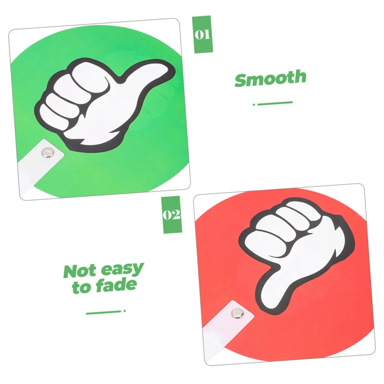 Angoily Thumbs Up Paddles 40 pezzi Sì No plastica voto