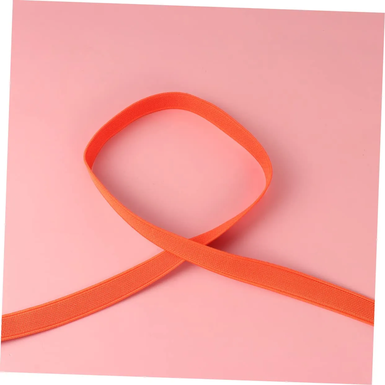 Angoily Elastico Piatto per Scarpe Arancione 1 Rotolo