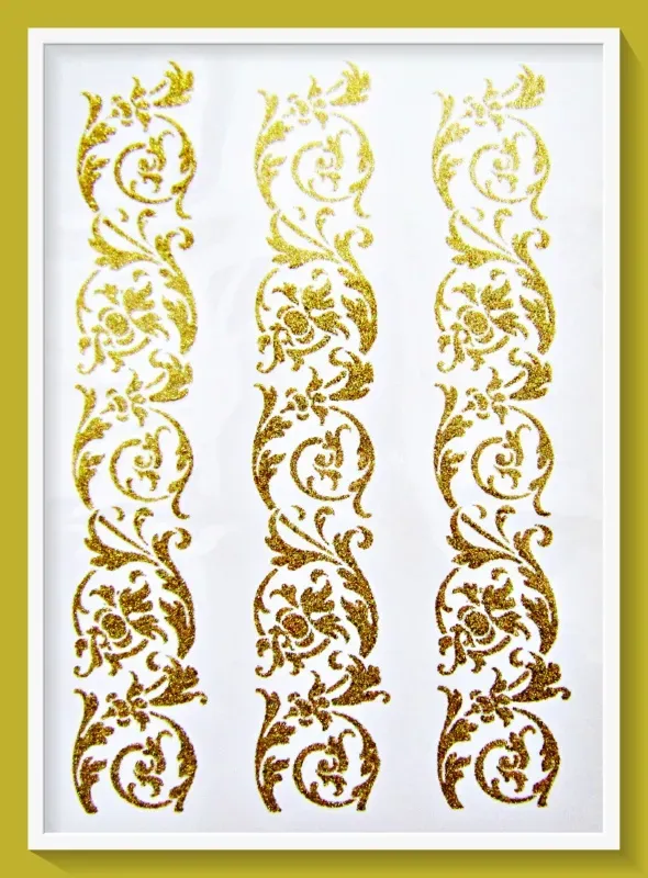Transfer Glitter S-30 GS-30 foglio trasferibile Gold 17x25cm oro