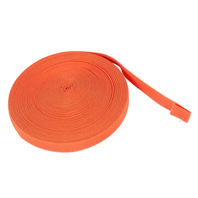 Angoily Elastico Piatto per Scarpe Arancione 1 Rotolo