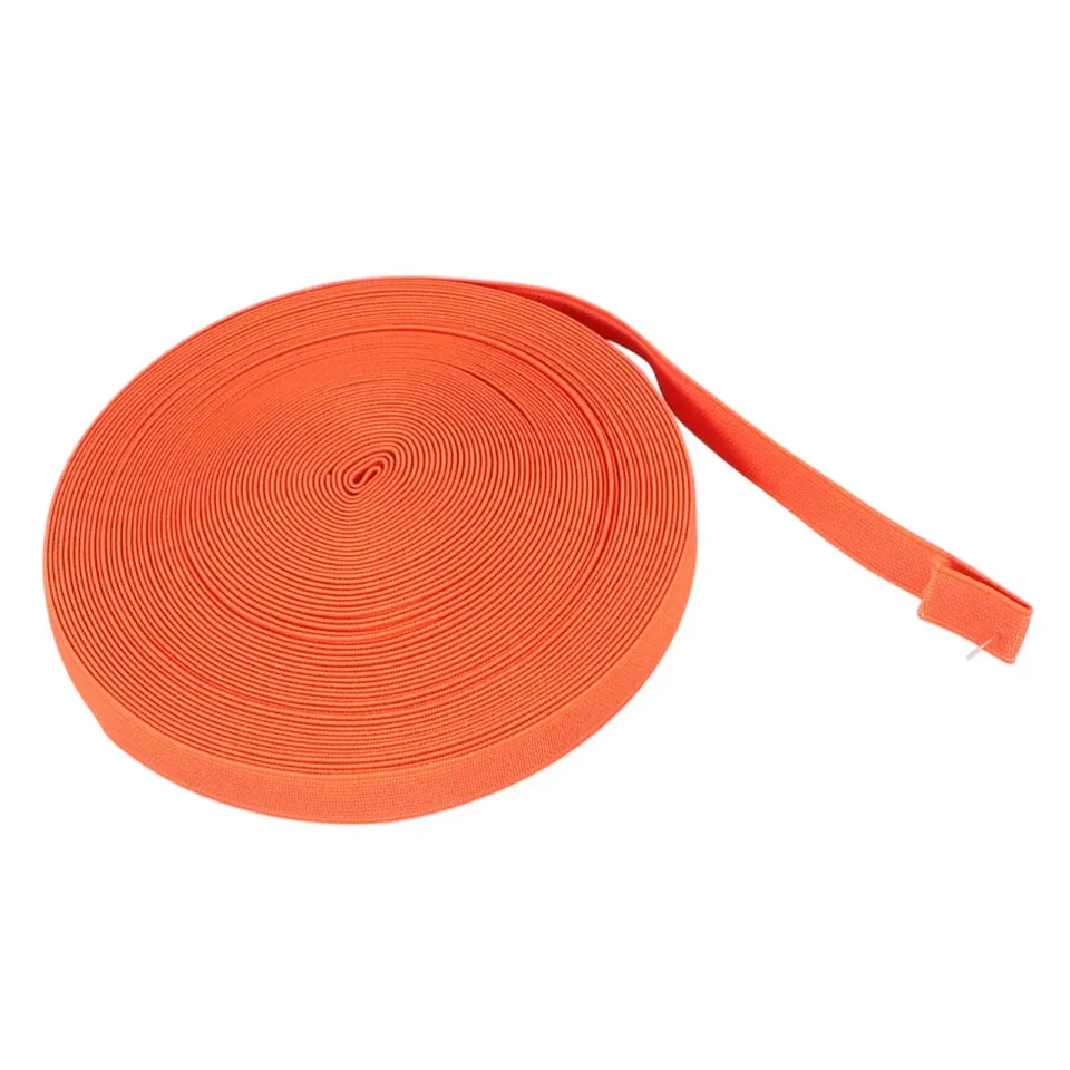 Angoily Elastico Piatto per Scarpe Arancione 1 Rotolo