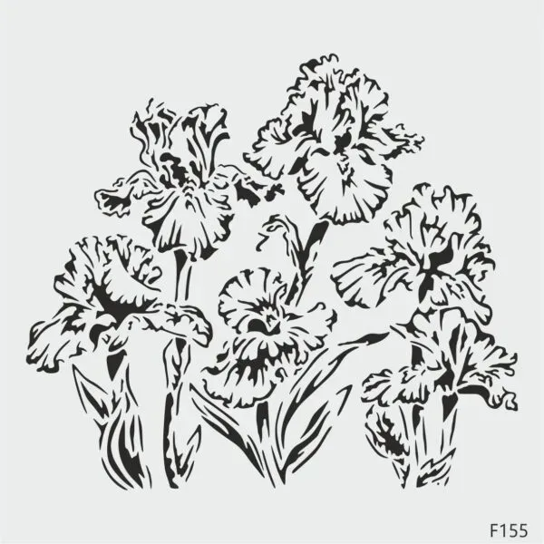 Decofoam stencil F155 30x30 cm riutilizzabile