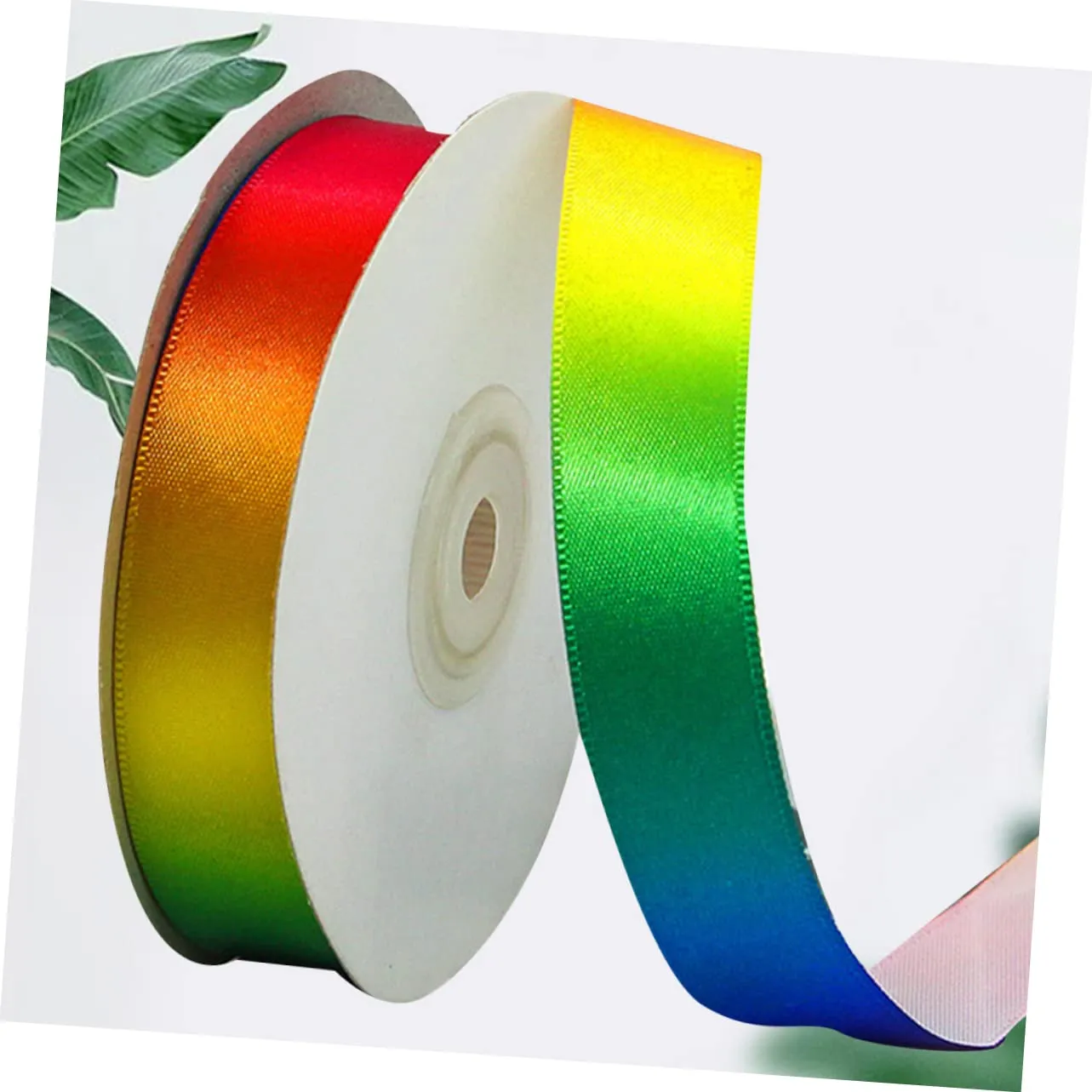 Angoily nastro regalo poliestere arcobaleno 22 m x 2,5 cm