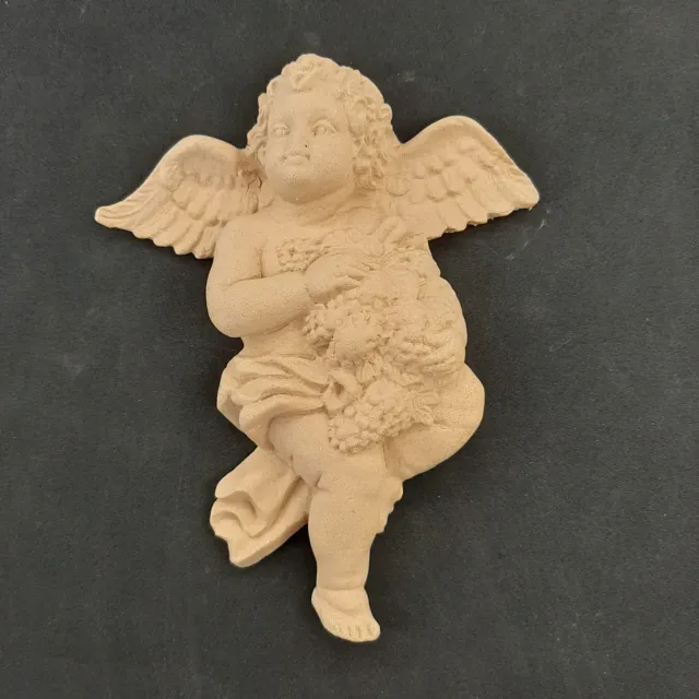 Deco Foam Intaglio Angelo 2896 decorazione legno 15x12cm