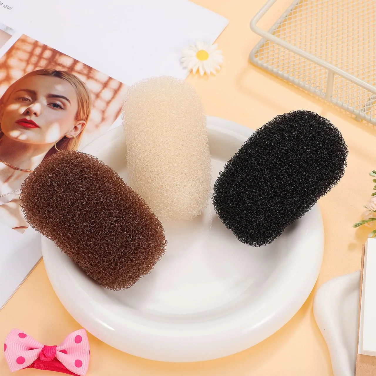 Angoily fermagli volume capelli set 3 pezzi invisibile