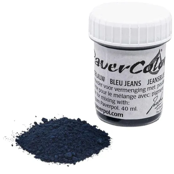 Pavercolor colore blu scuro 30ml coprente per stoffa e decoro