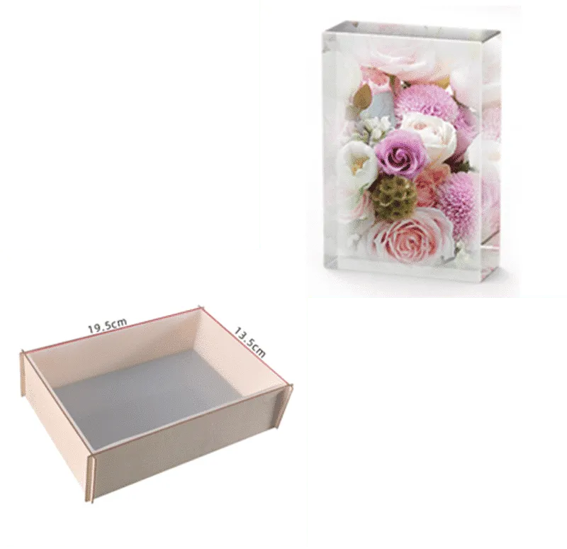 Naturesin cassaforma rettangolare 19,5x13,5x5,5 cm silicone