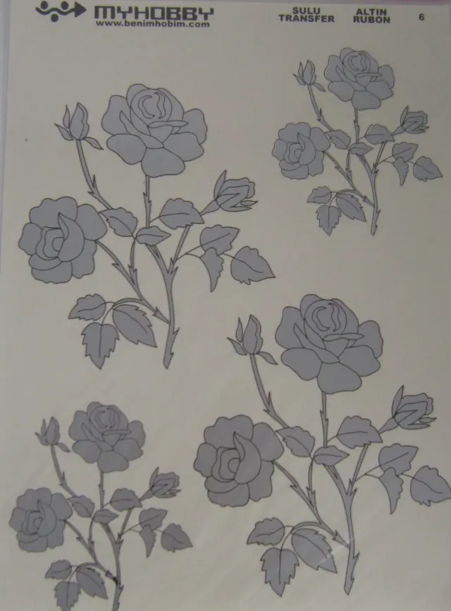 Deco Foam 6 carta di riso transfer argento 25x35cm