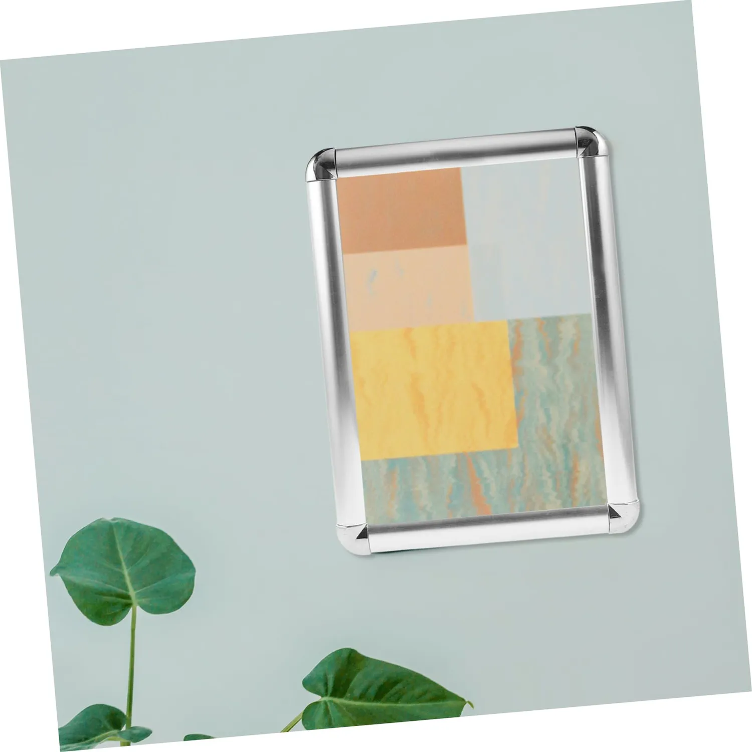 Angoily Cornice in Alluminio Argento per Poster Parete