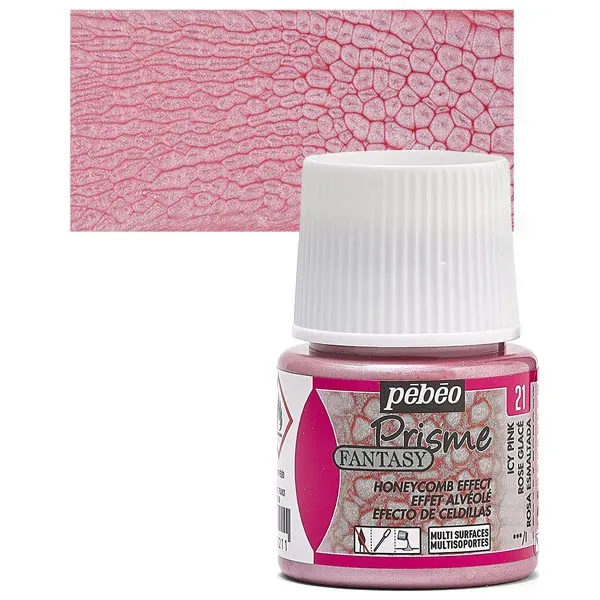 Pebeo Fantasy Prisme 21 smalto rosa icy 45 ml