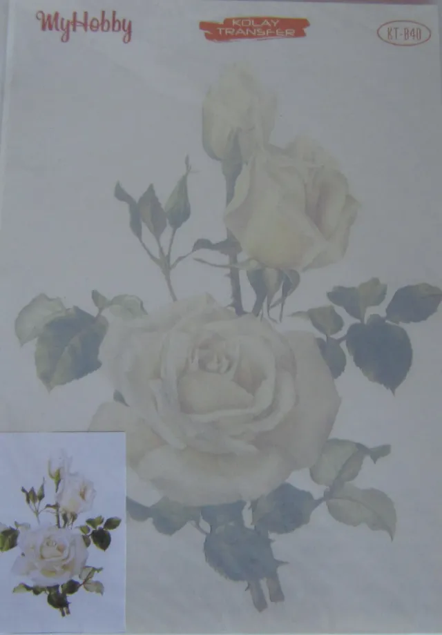 Deco Foam KT-B40 carta di riso 25x35 cm per decoupage