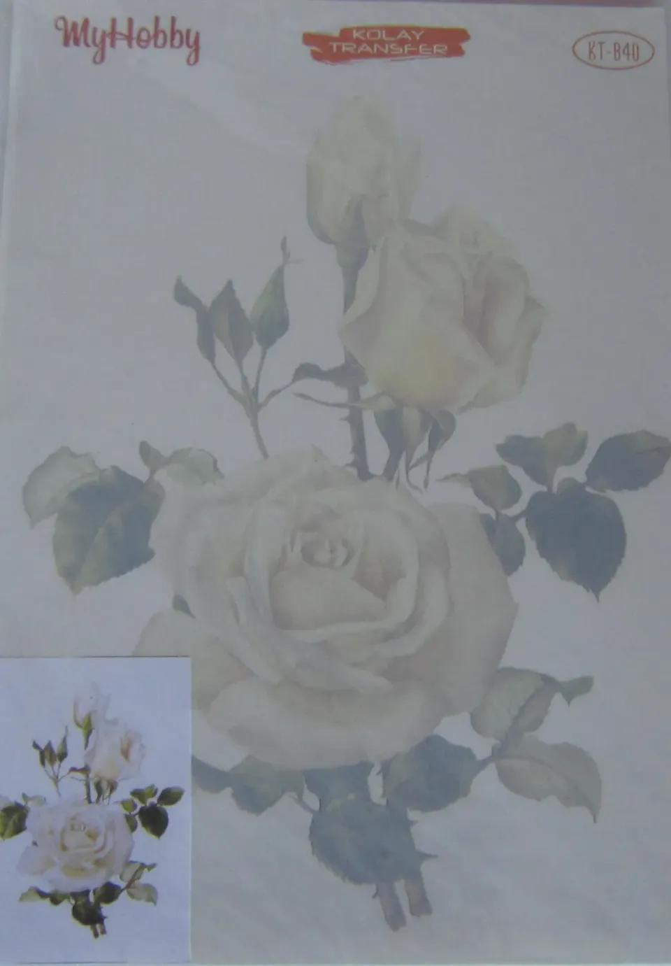 Deco Foam KT-B40 carta di riso 25x35 cm per decoupage