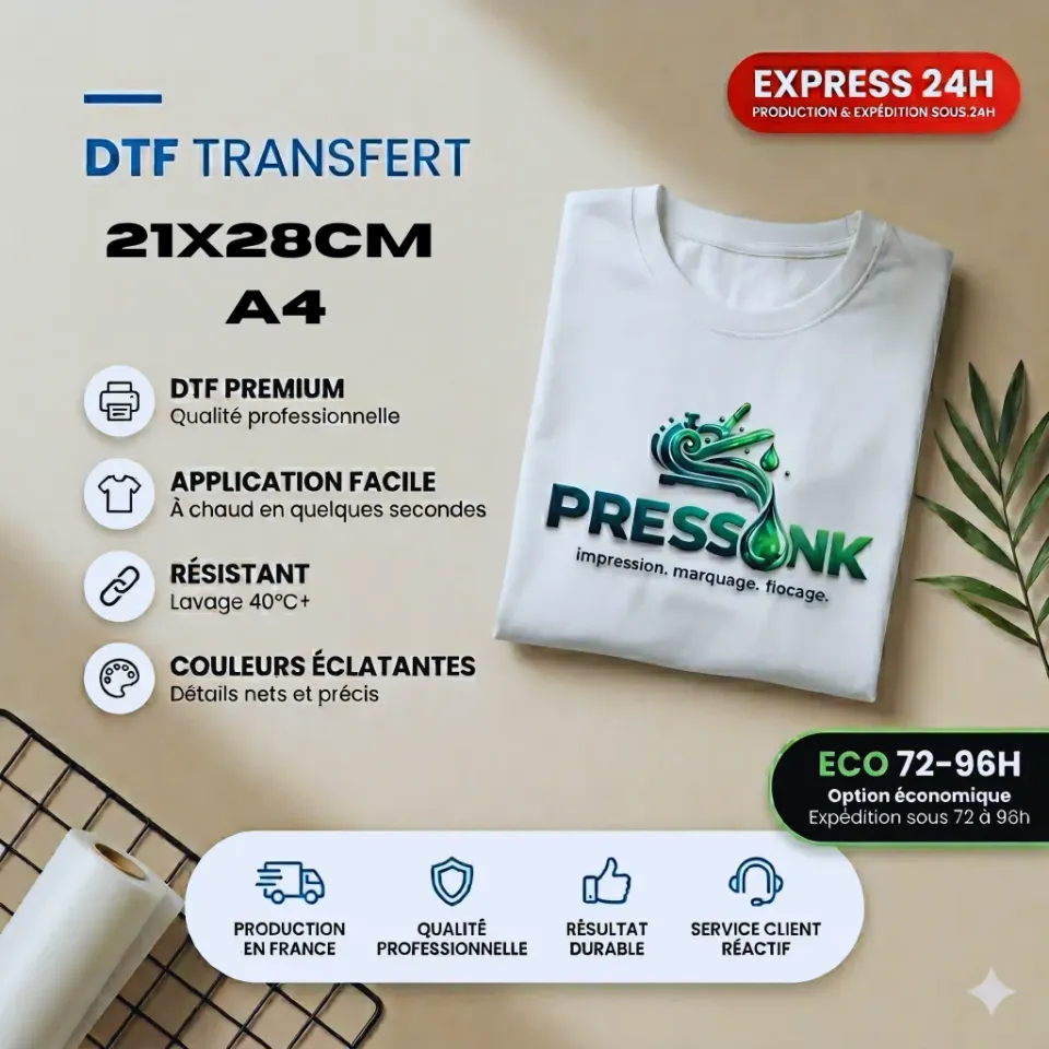 Pressink A4 transfer DTF express 21x28 cm