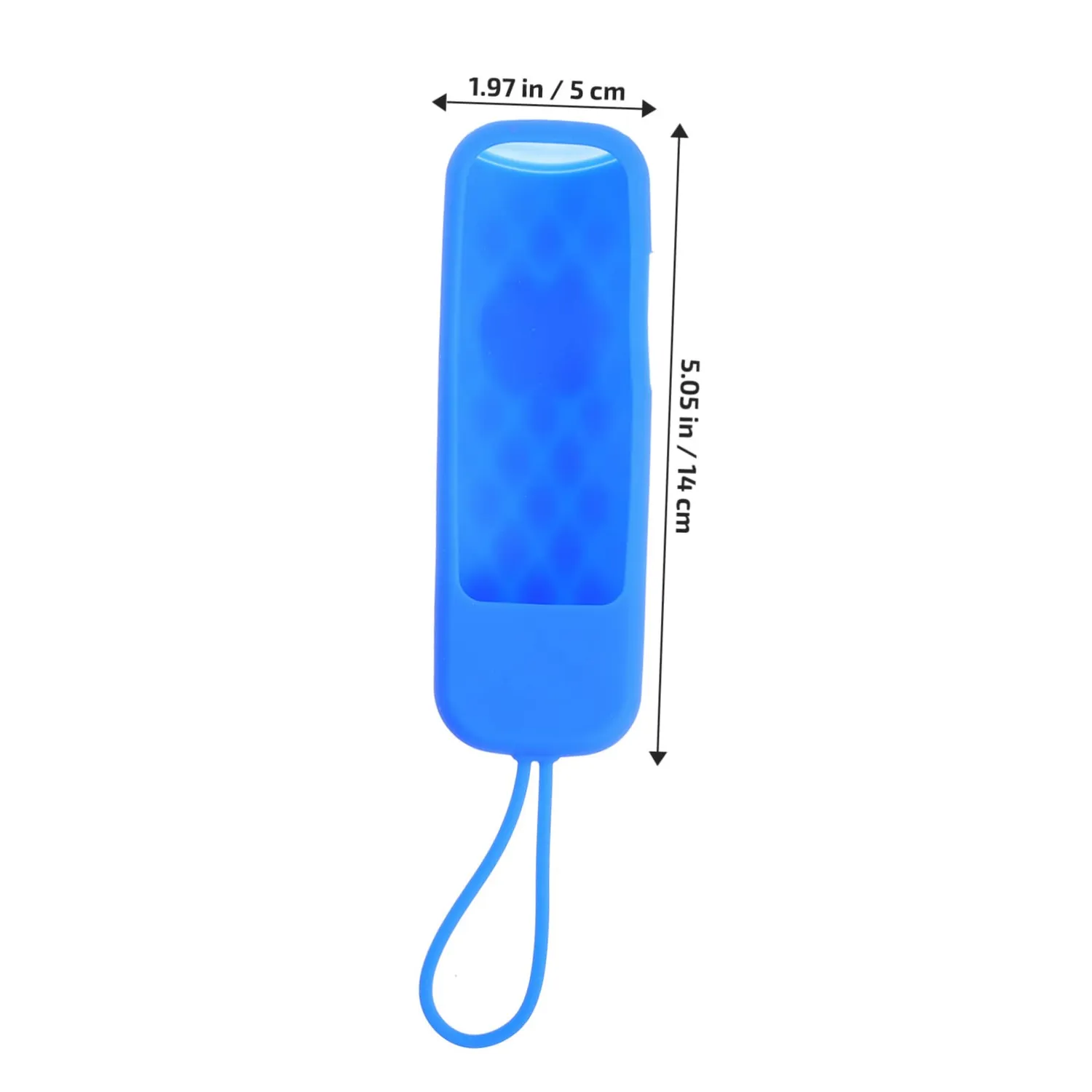 Angoily cover telecomando TV silicone 2 pezzi blu nero