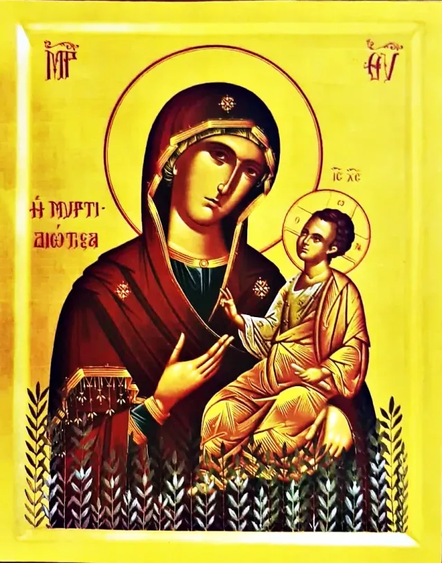 Deco Foam DF00484 carta riso Madonna Myrtidiotissa