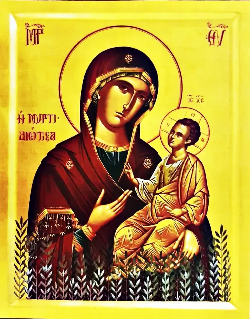 Deco Foam DF00484 carta riso Madonna Myrtidiotissa