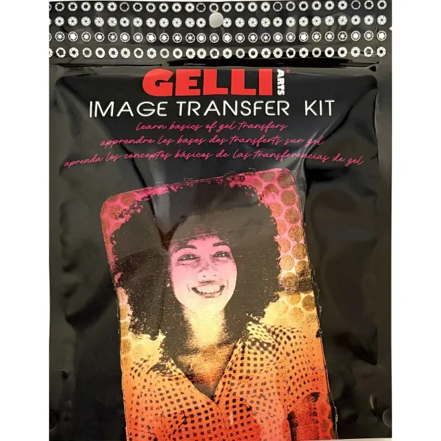 Gelli Arts Image Transfer kit stampa gel con piastra e video