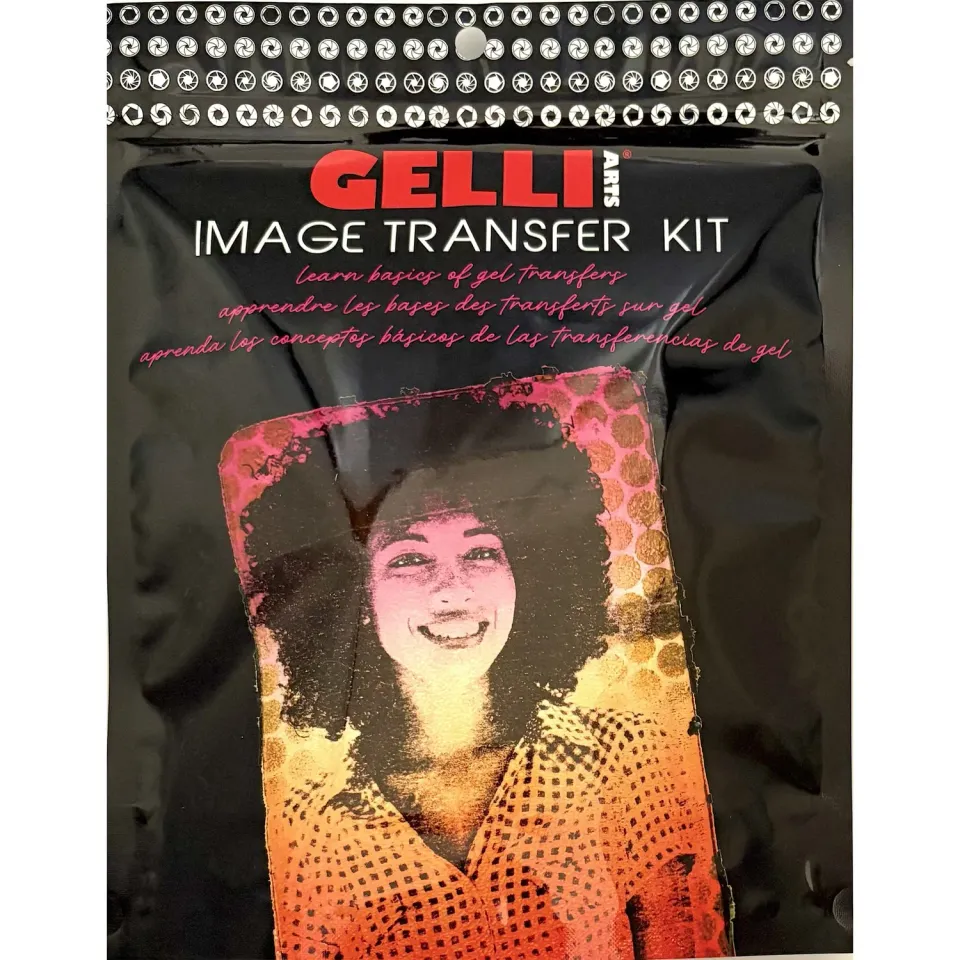 Gelli Arts Image Transfer kit stampa gel con piastra e video