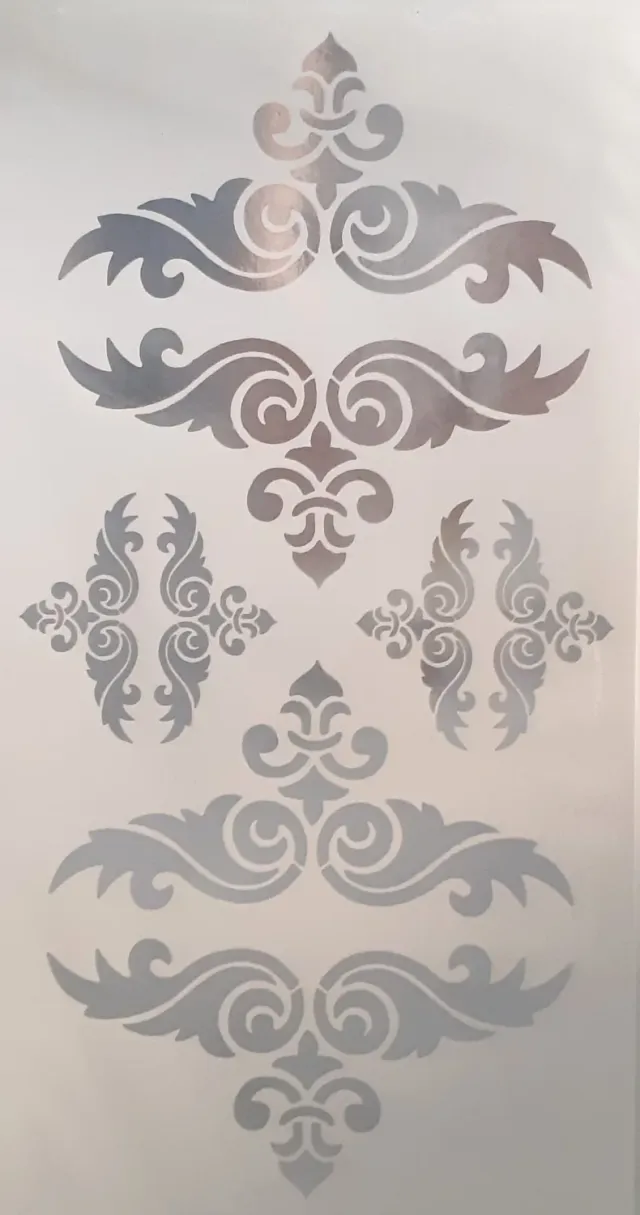 Deco Foam VT12 carta riso trasferimento argento 32x16cm