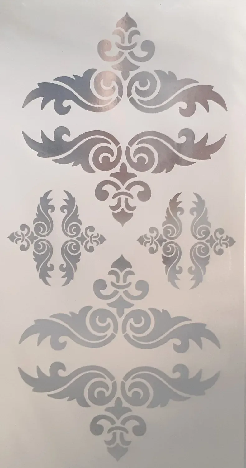 Deco Foam VT12 carta riso trasferimento argento 32x16cm