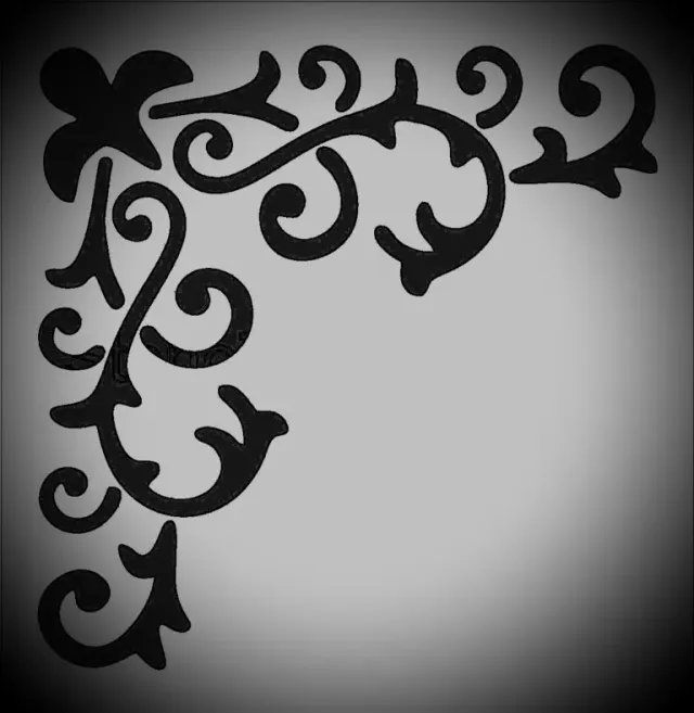 Deco Foam stencil KO023 25x25 cm motivo decorativo