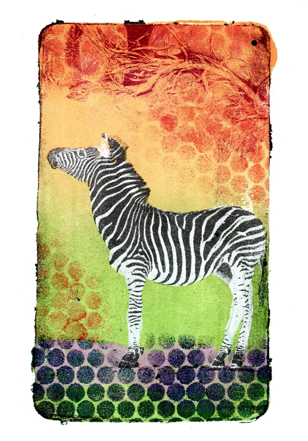 Gelli Arts Image Transfer kit stampa gel con piastra e video