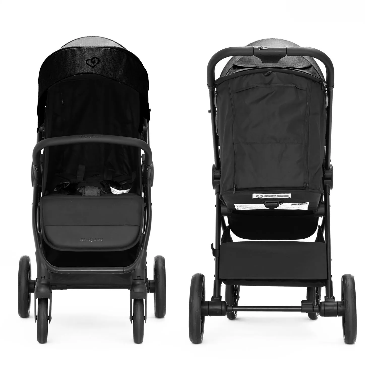 GioJoy 1.Moov passeggino leggero nero reclinabile