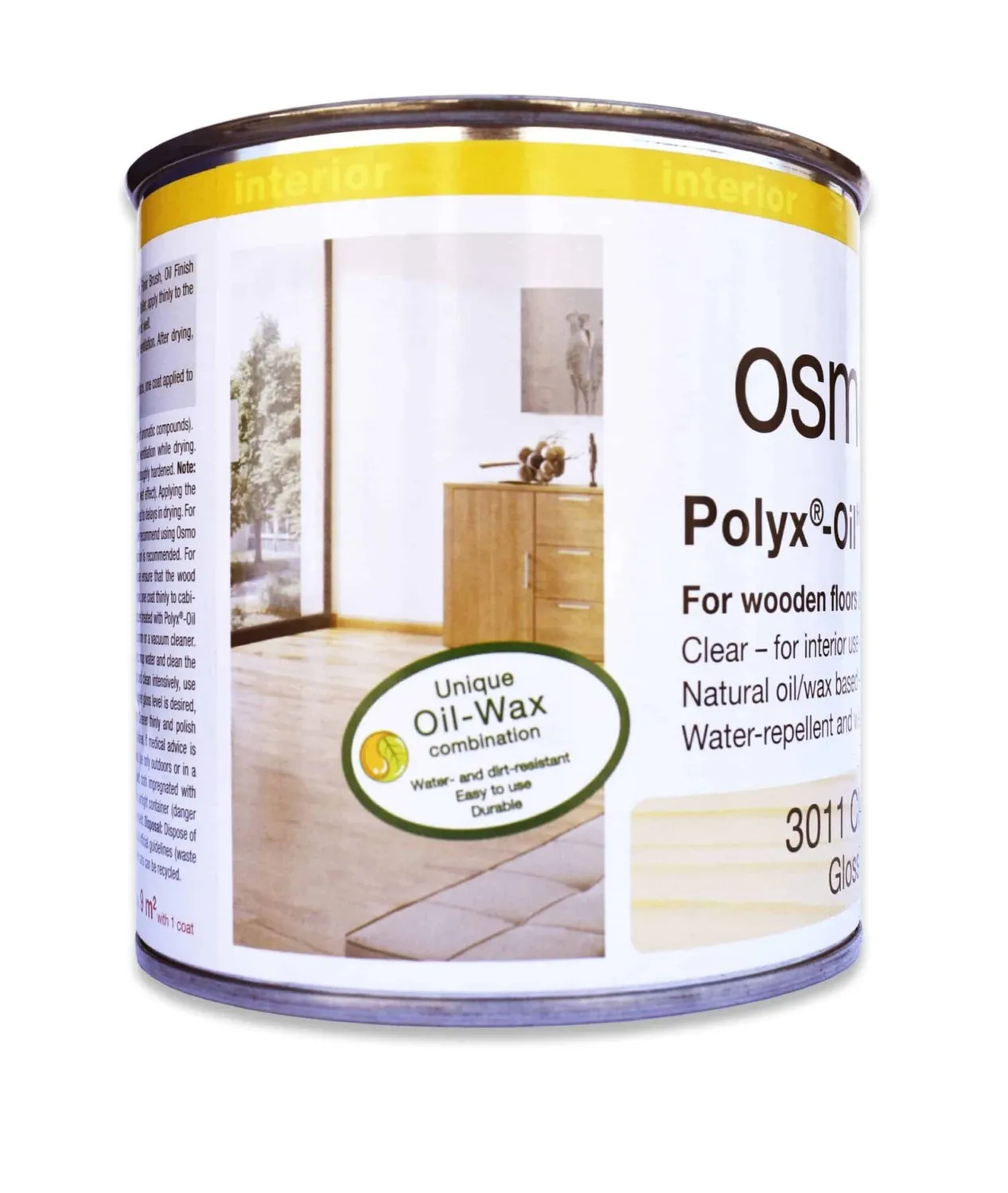 Osmo Olio Cera Dura finitura legno lucida resistente