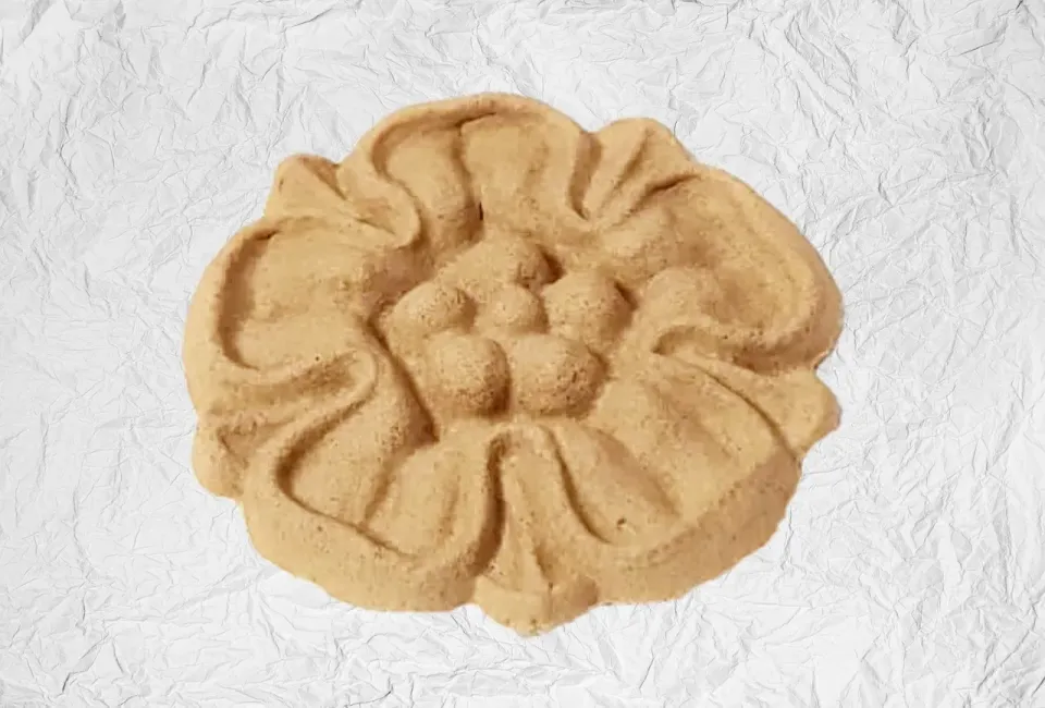 Deco Foam 206 fiore decorativo pasta di legno 4x4 cm