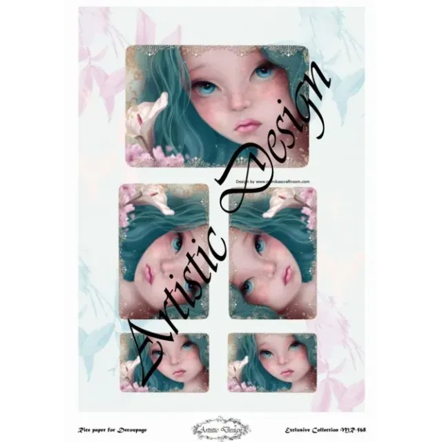 Deco Foam MR568 carta riso decoupage foglio sottile