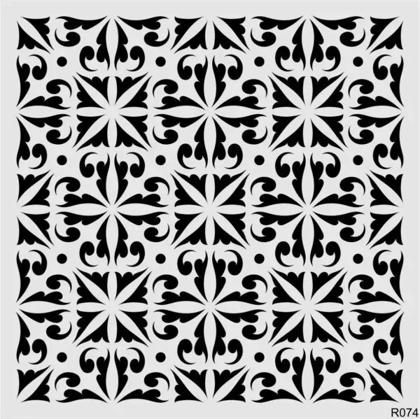 Deco Foam R074 Stencil 30x30 cm Riutilizzabile