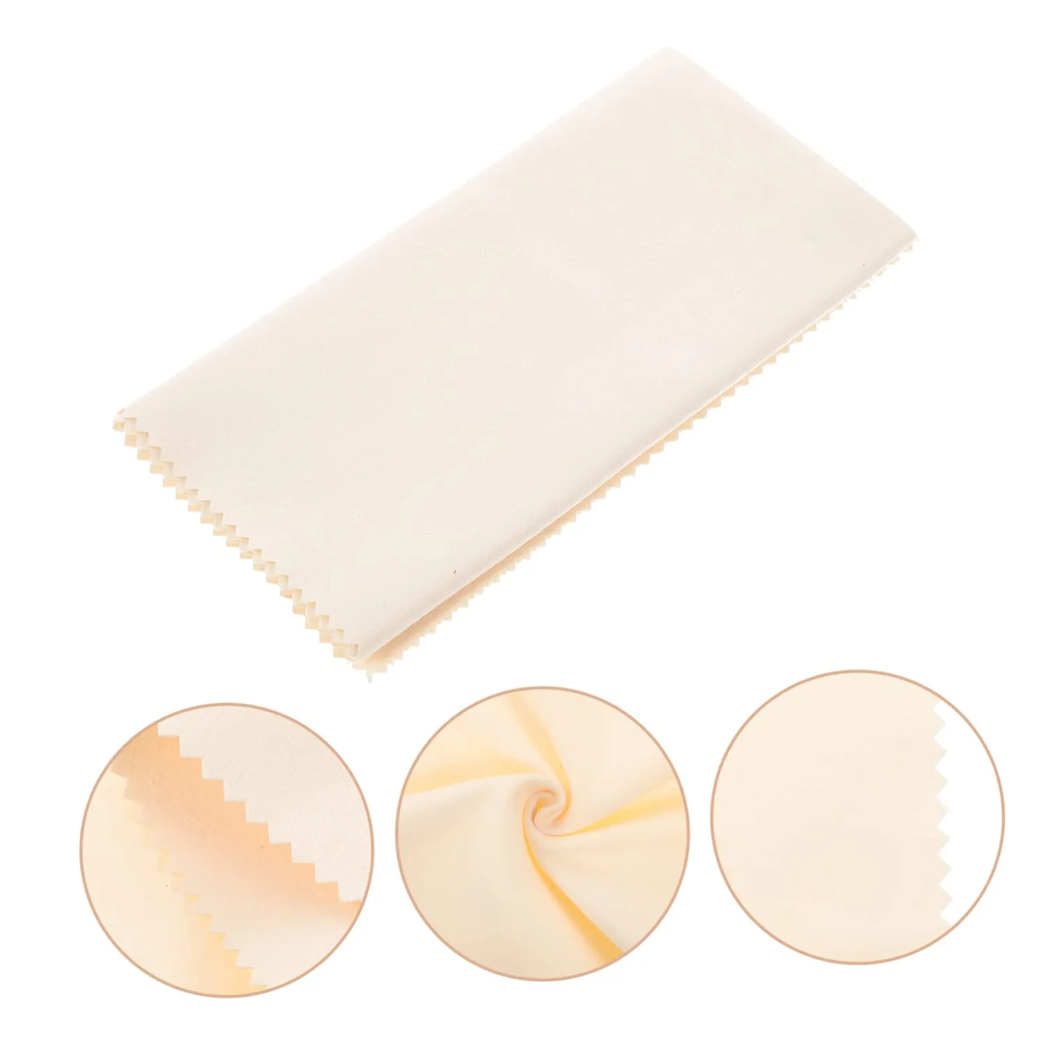 Angoily Panno Argento Microfibra Nero 30x30 cm 2 Pezzi