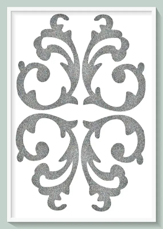 Transfer Glitter S-31 Silver 17x25 cm argento