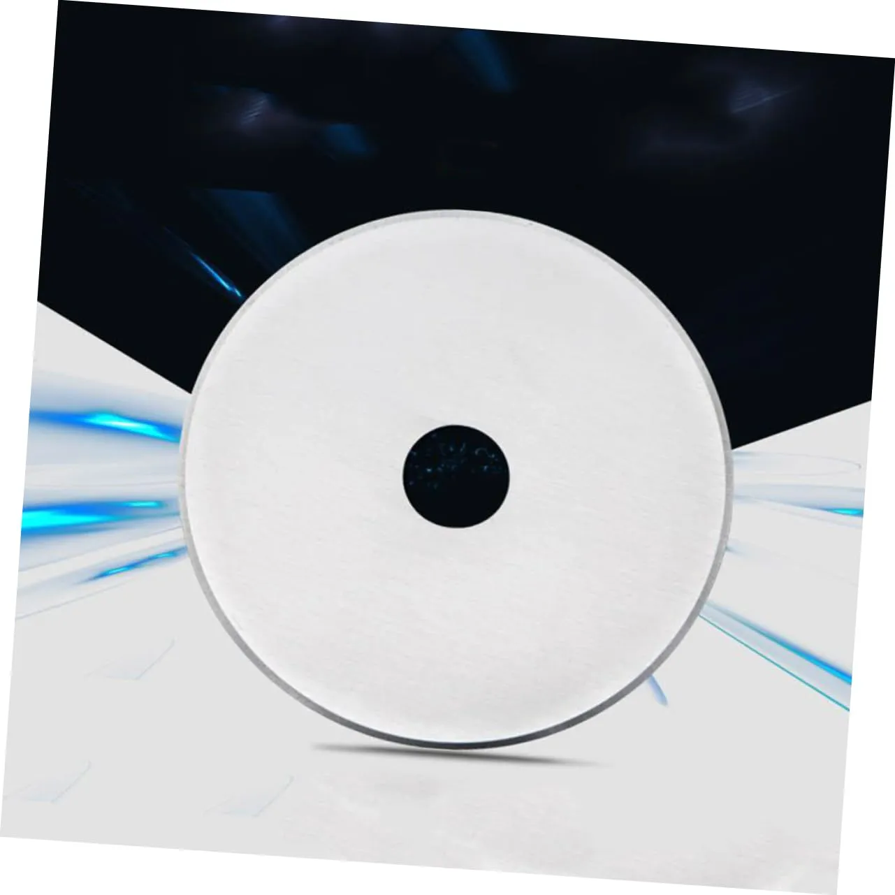 Angoily lame rotanti 60 mm argento 1 pz con custodia